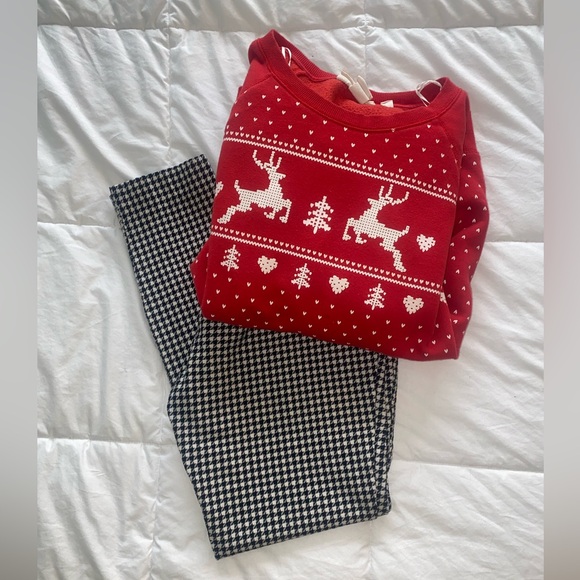 Houndstooth Patterned High Rise Pixie Pants - Picture 4 of 5